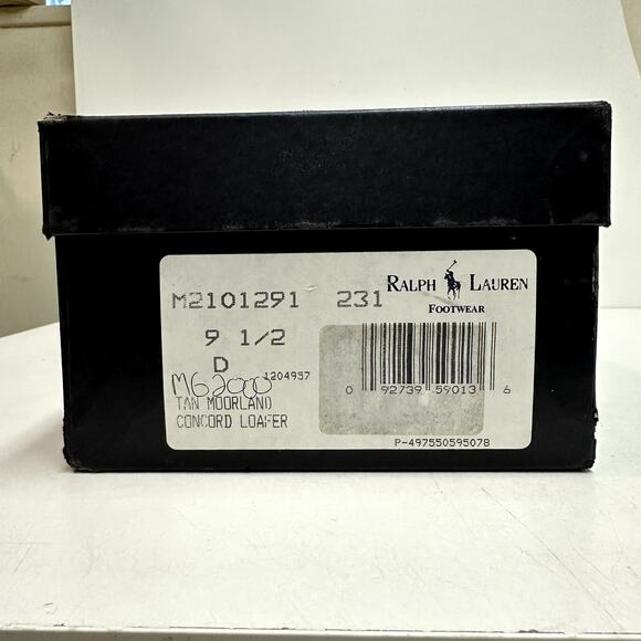 EUC Ralph Lauren x Allen Edmonds Tan Moorland Concord Loafer Bench Made USA 9.5 - Picture 16 of 16